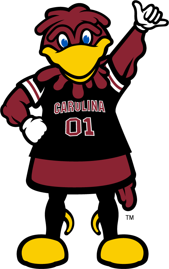 South Carolina Gamecocks 2014-Pres Mascot Logo iron on transfers for clothing